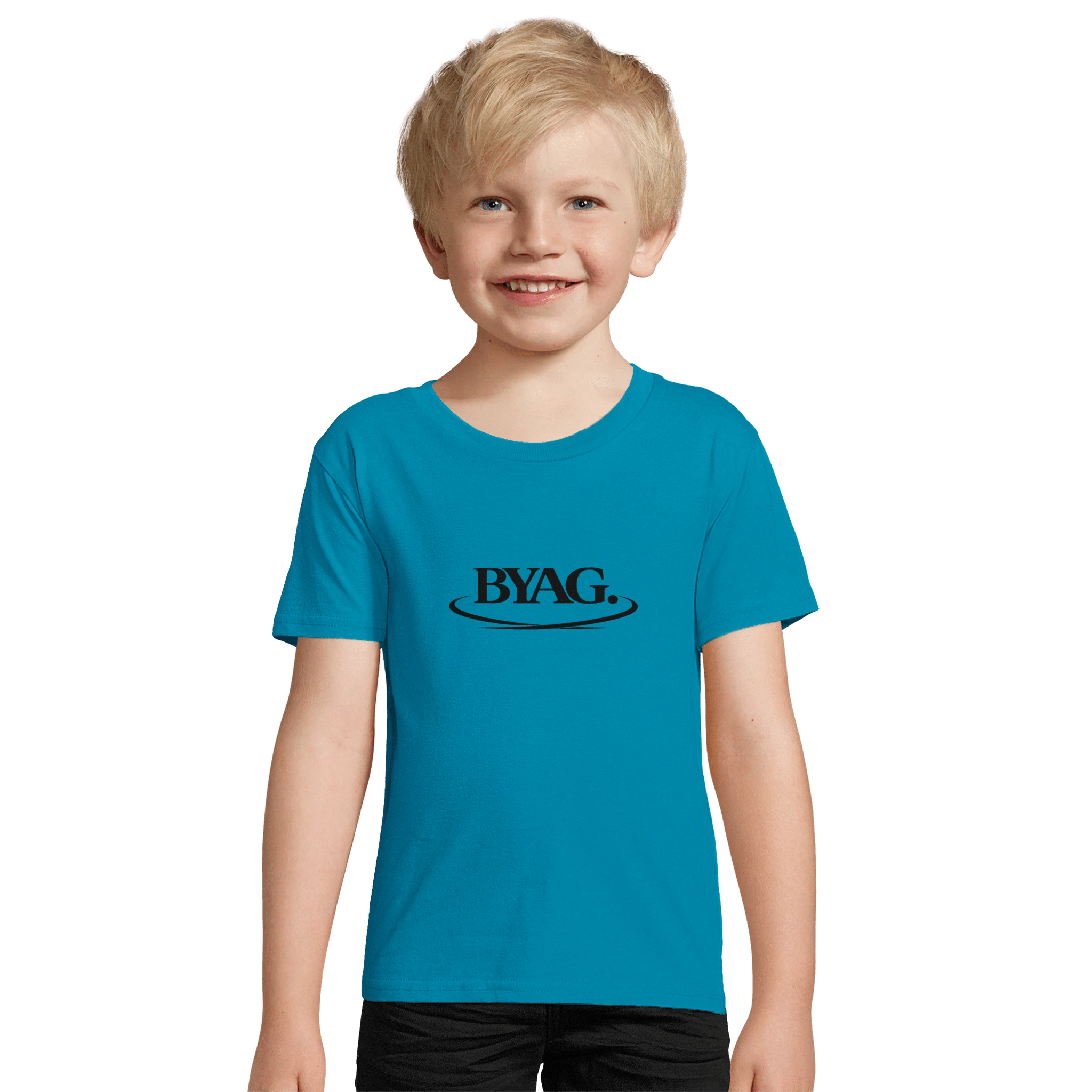 BYAG. Kids Organic T-Shirt – Aqua von BYAG. | BYAG.