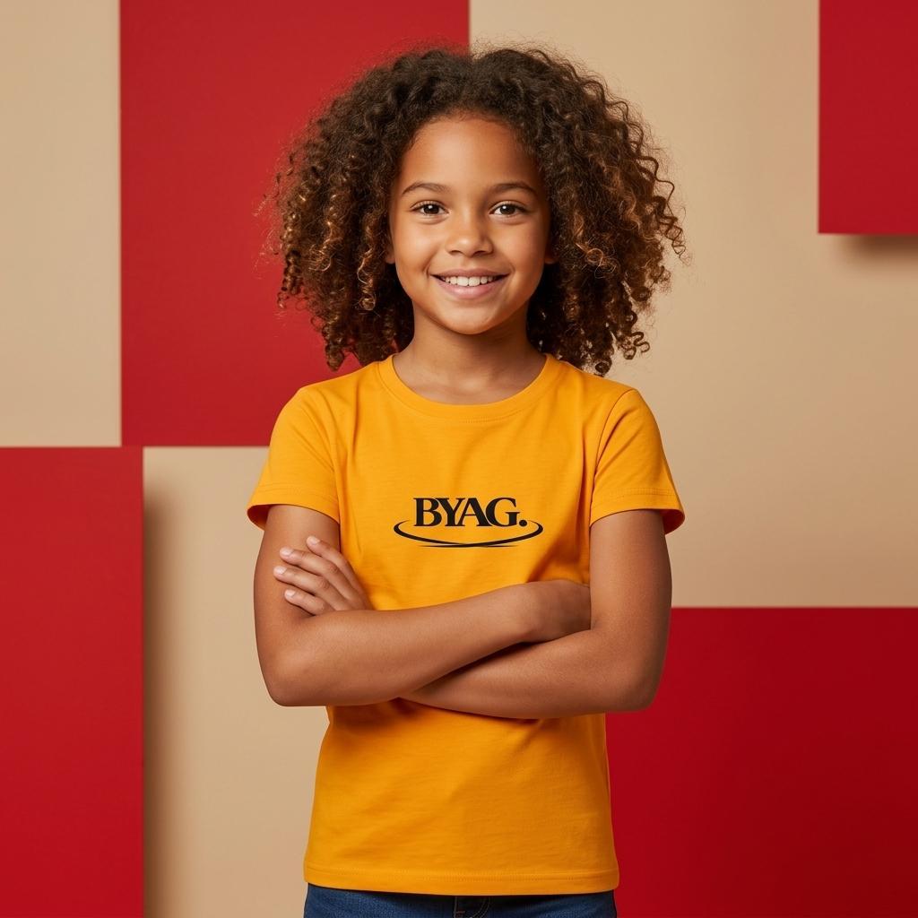 BYAG. Kids Organic T-Shirt – Gold von BYAG. | BYAG.