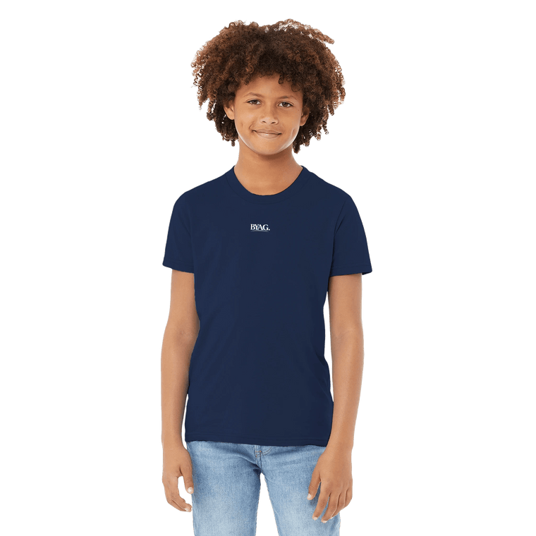 BYAG. Kids Premium T-Shirt – Blue