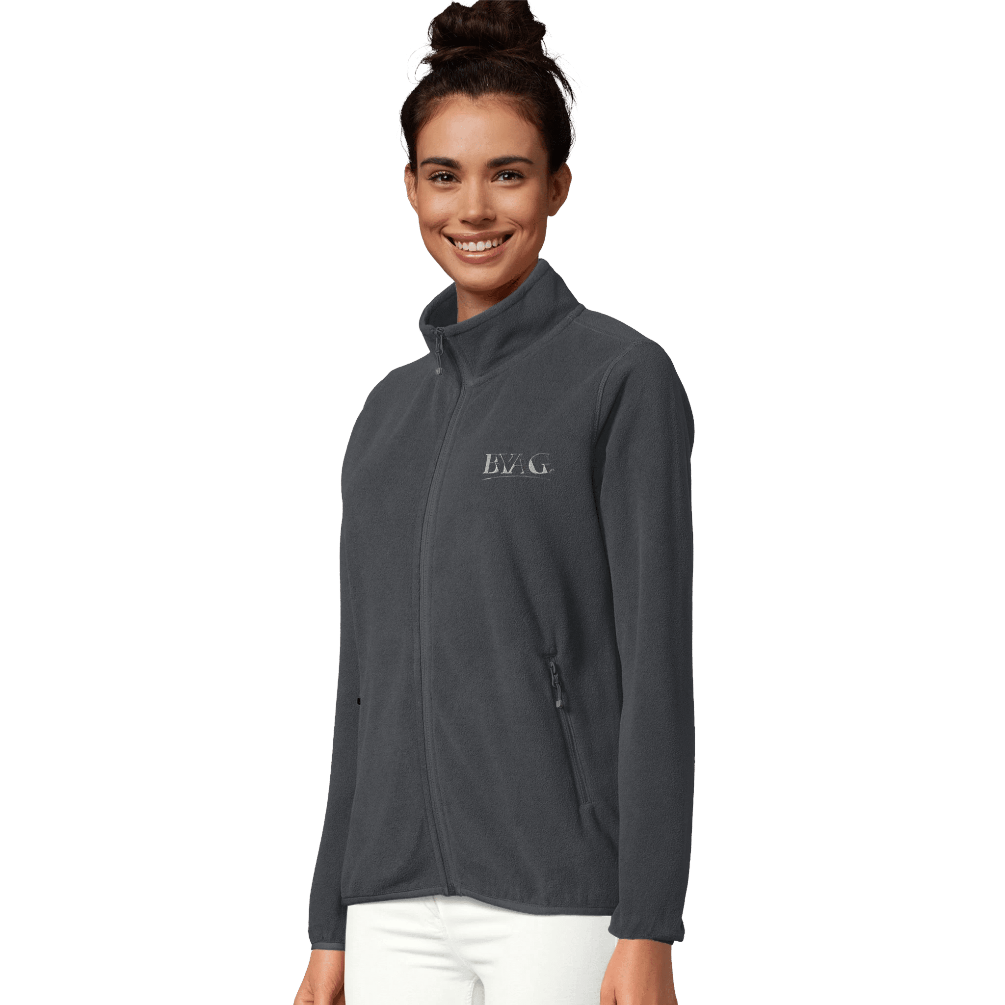 BYAG. Core Full Zip Microfleece – Grey von BYAG. | BYAG.