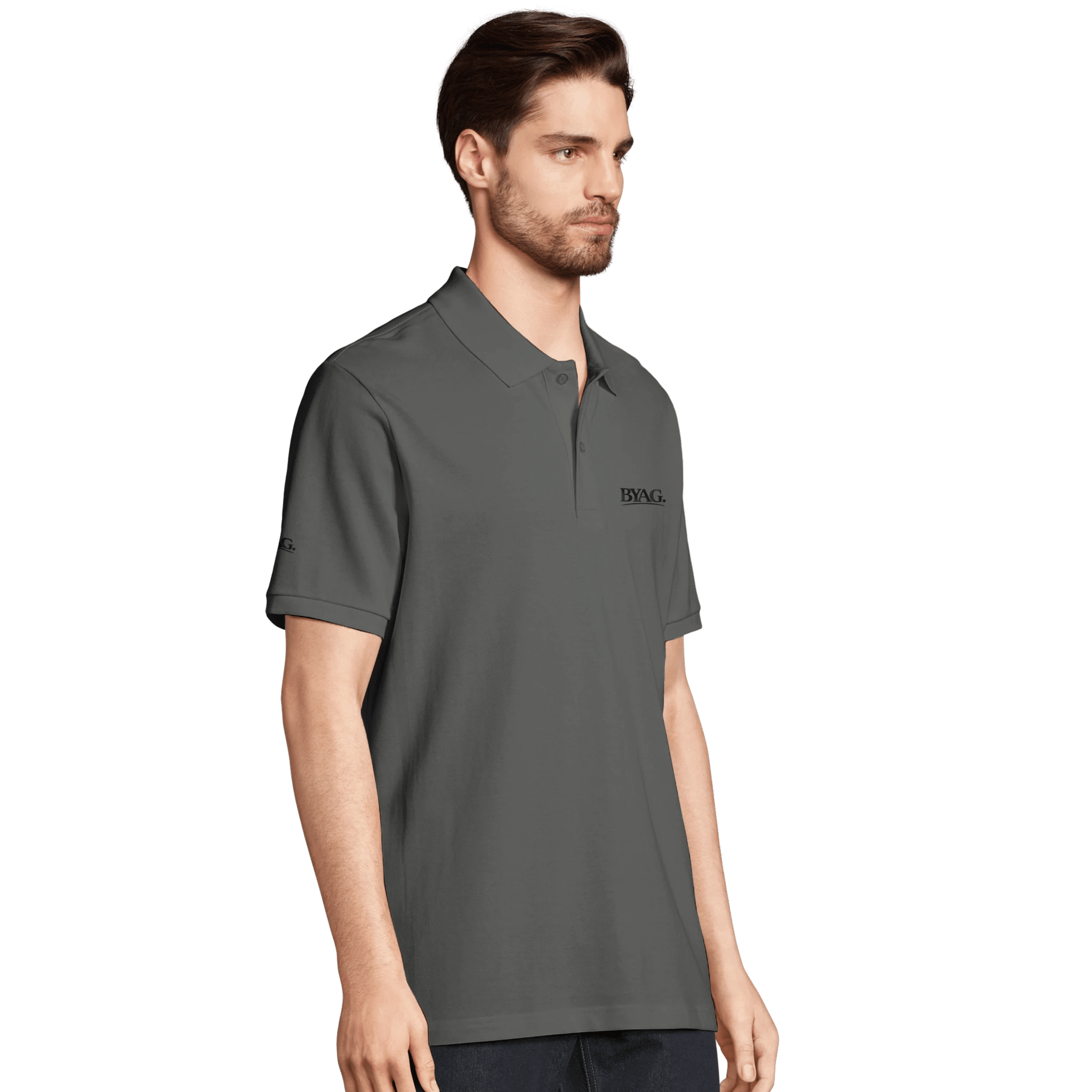 BYAG. Organic Polo Shirt – Grey von BYAG. | BYAG.