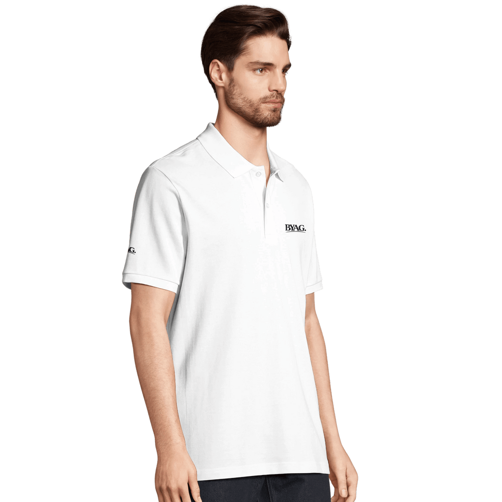 BYAG. Organic Polo Shirt – White von BYAG. | BYAG.