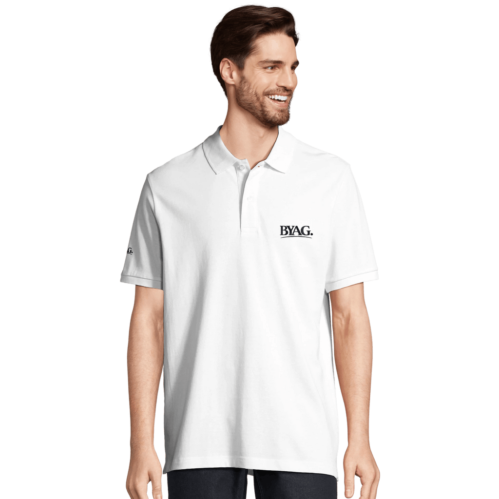 BYAG. Organic Polo Shirt – White von BYAG. | BYAG.