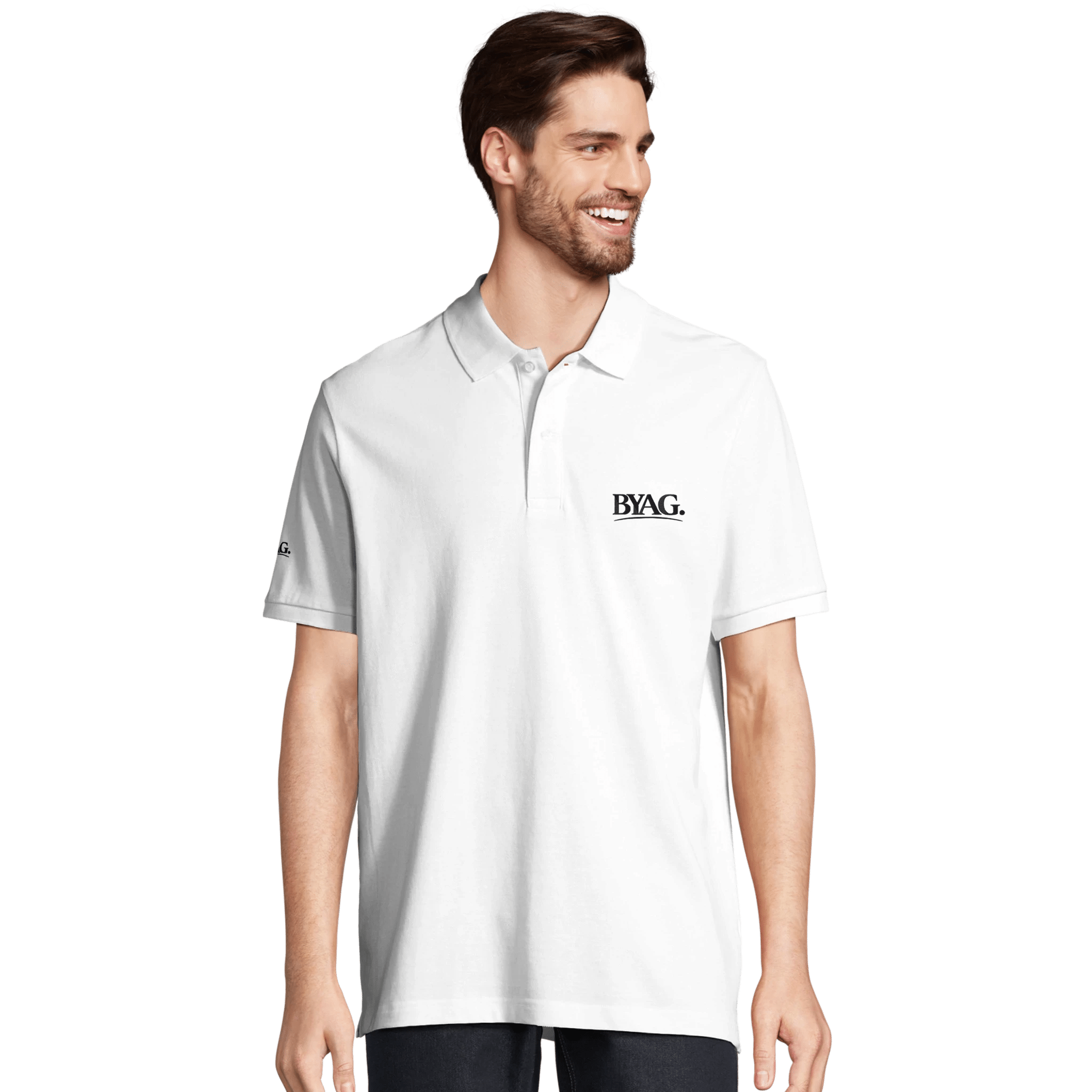 BYAG. Organic Polo Shirt – White von BYAG. | BYAG.