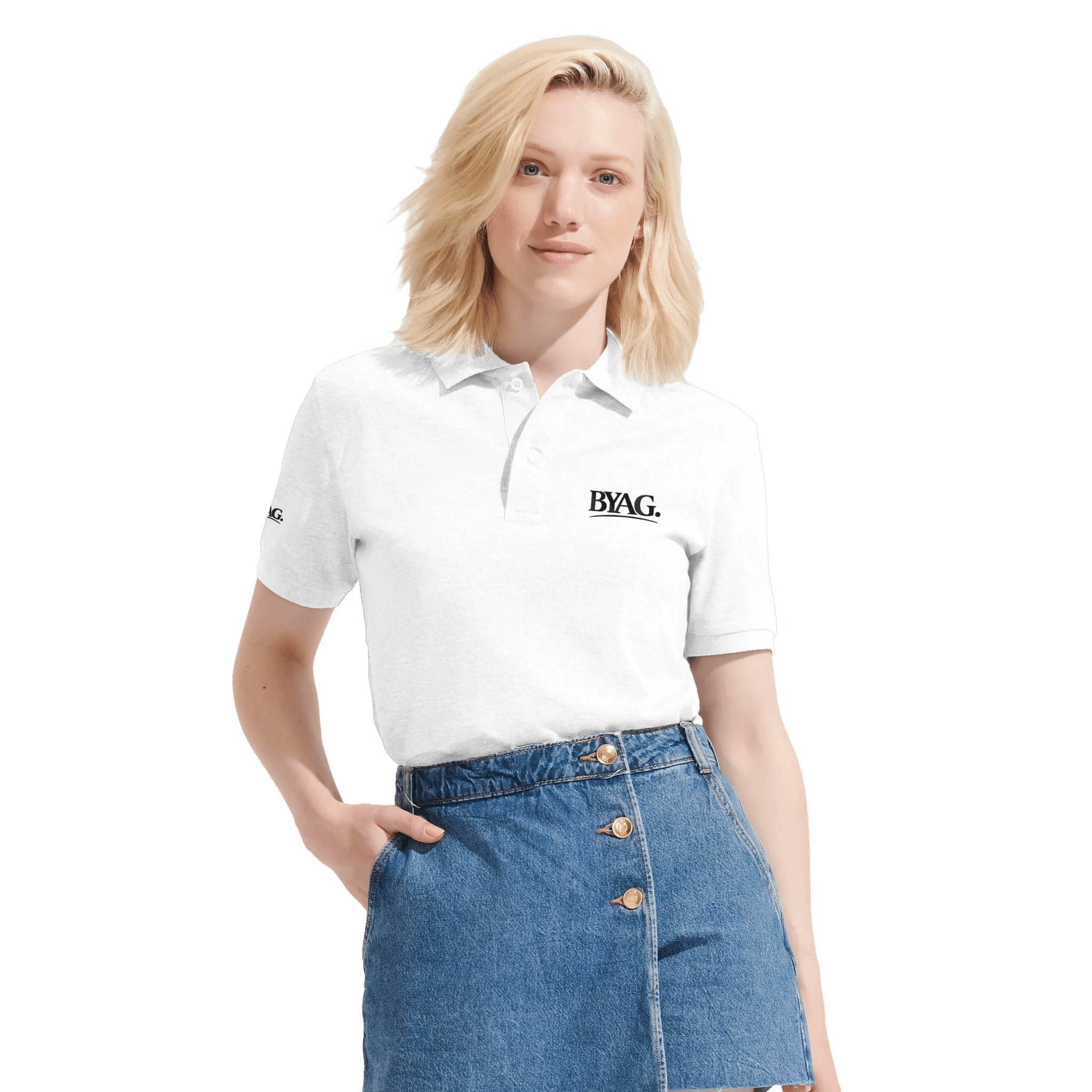 BYAG. Organic Polo Shirt – White von BYAG. | BYAG.