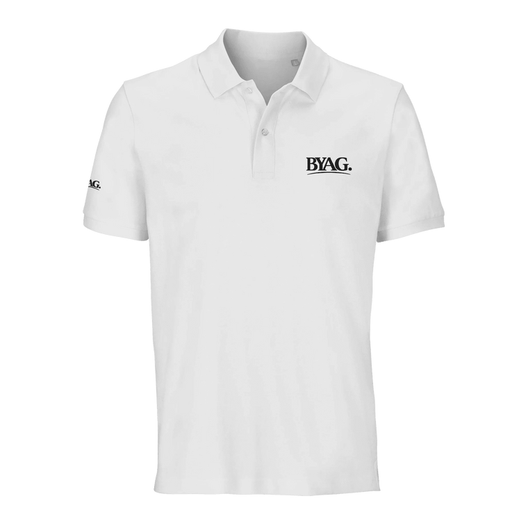 BYAG. Organic Polo Shirt – White