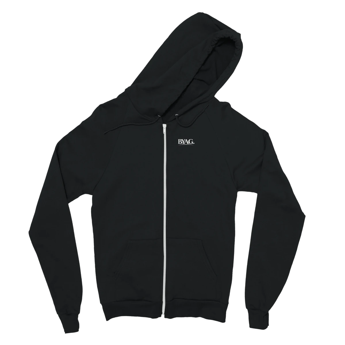 BYAG. Organic Zip Hoodie – Black von BYAG. | BYAG.
