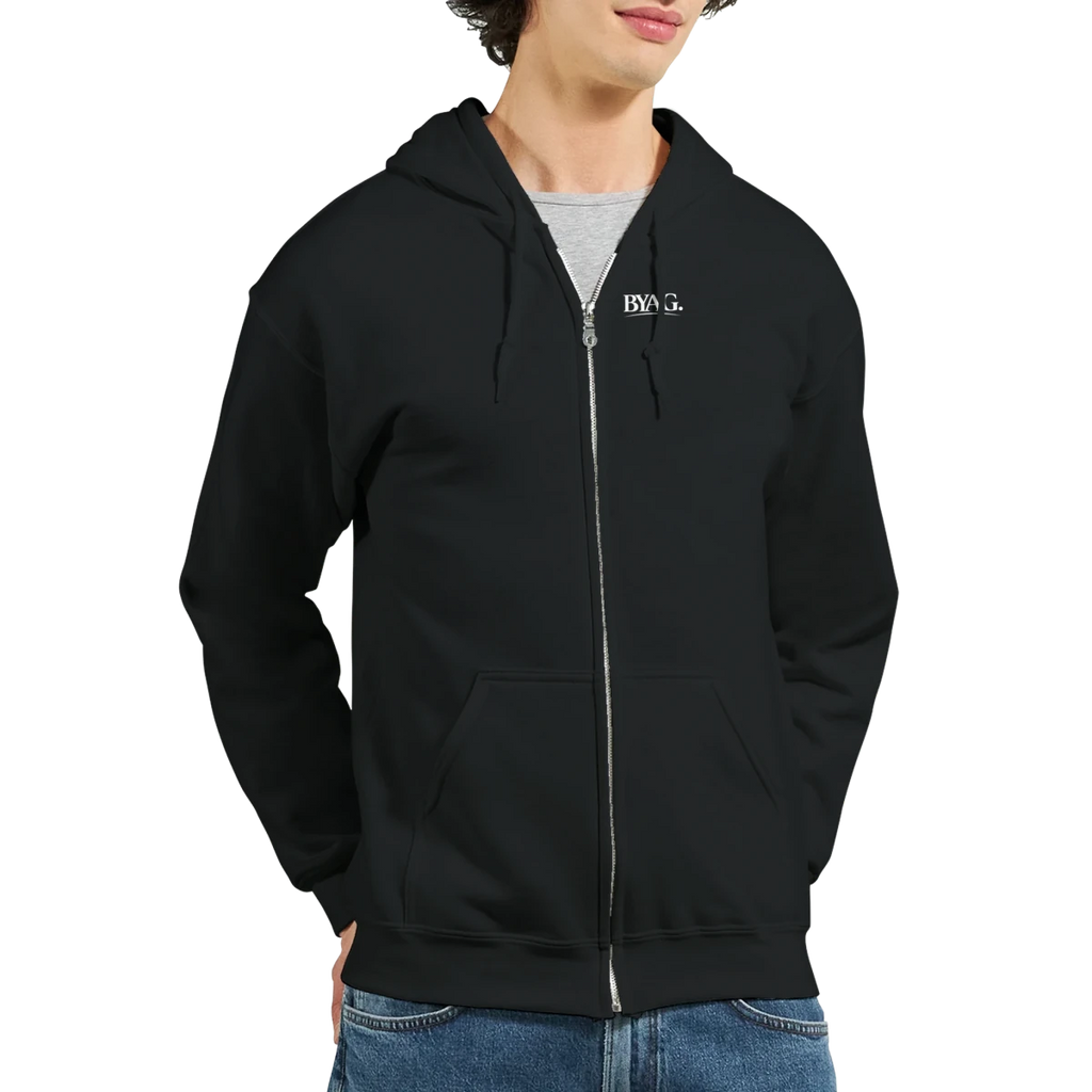 BYAG. Organic Zip Hoodie – Black von BYAG. | BYAG.