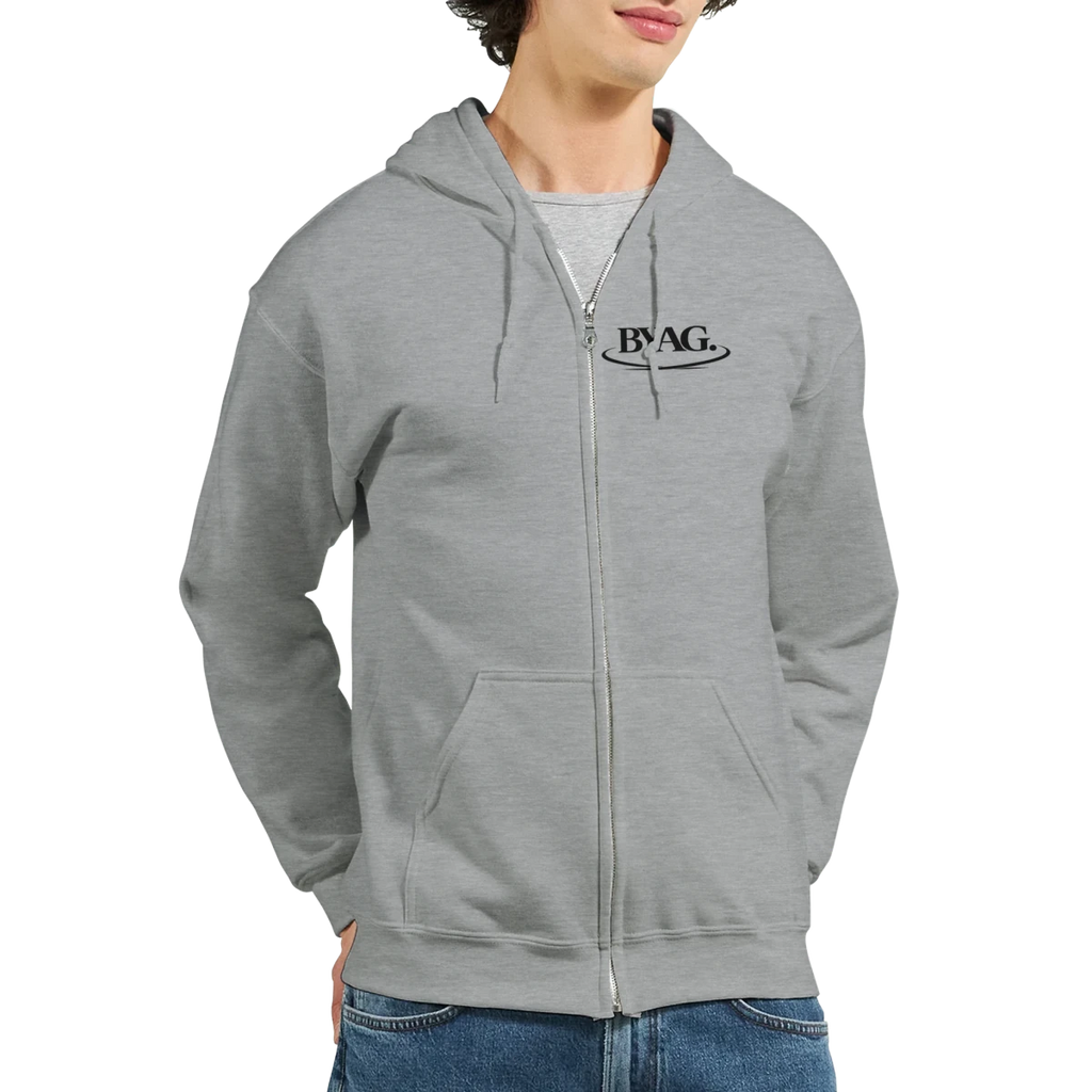 BYAG. Organic Zip Hoodie – Grey von BYAG. | BYAG.