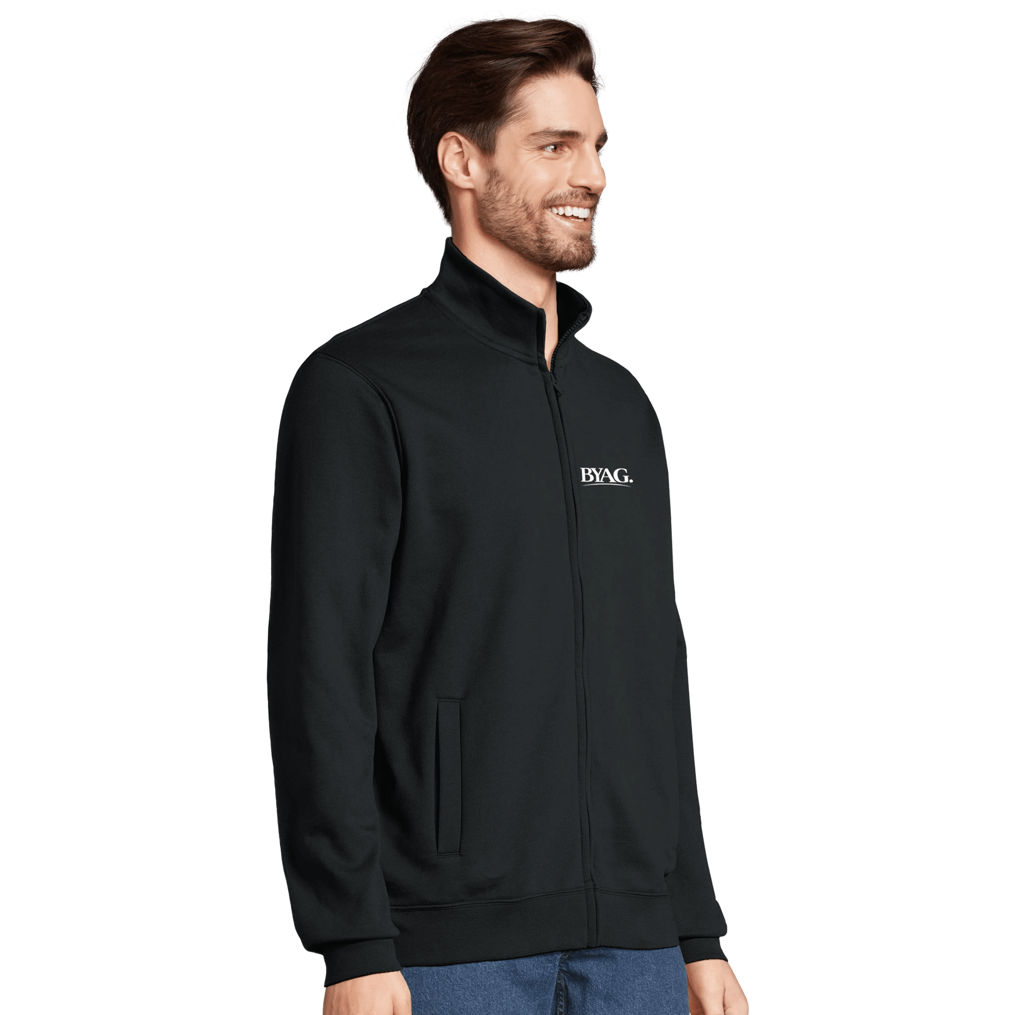 BYAG. Core Full Zip Hoodie – Black von BYAG. | BYAG.