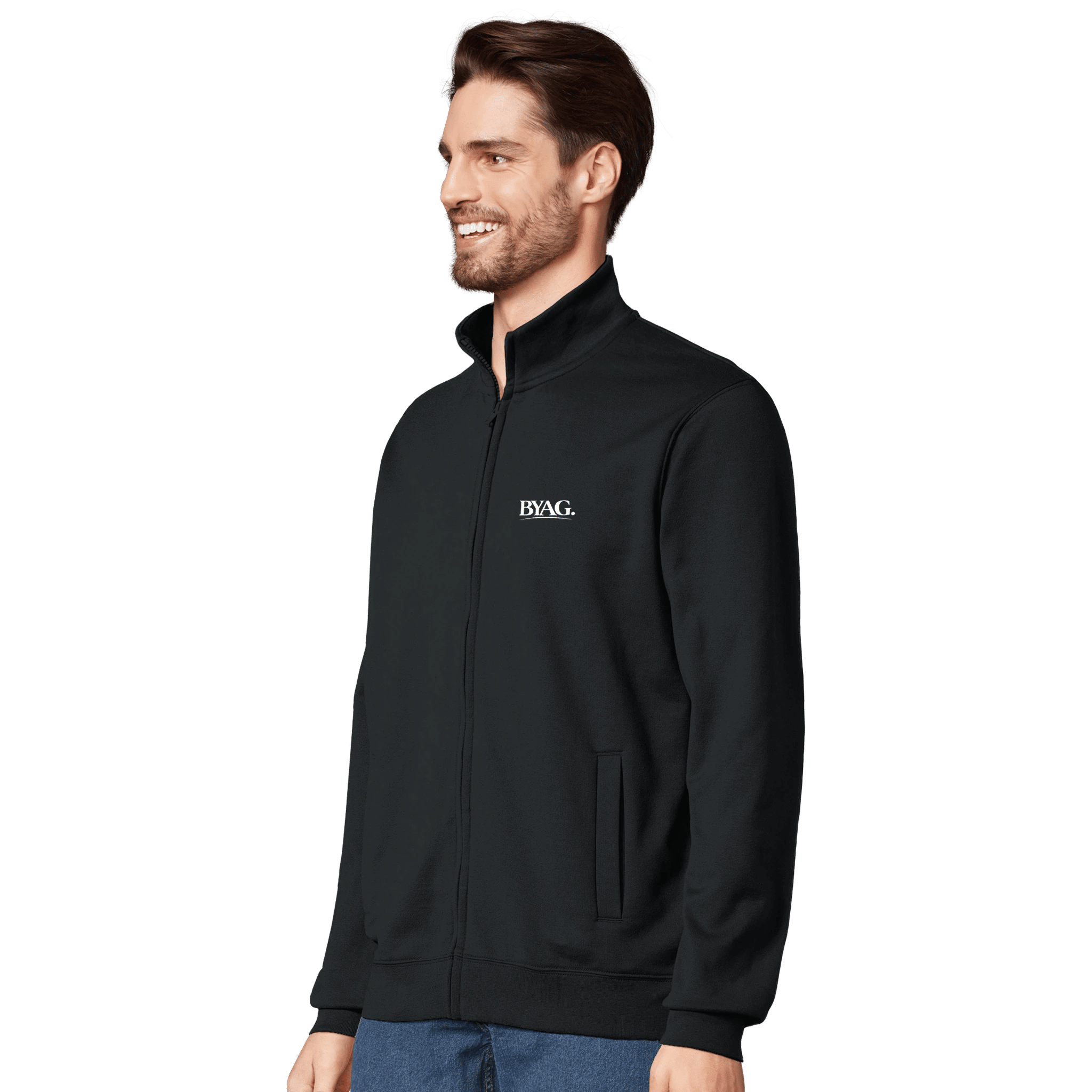 BYAG. Core Full Zip Hoodie – Black von BYAG. | BYAG.