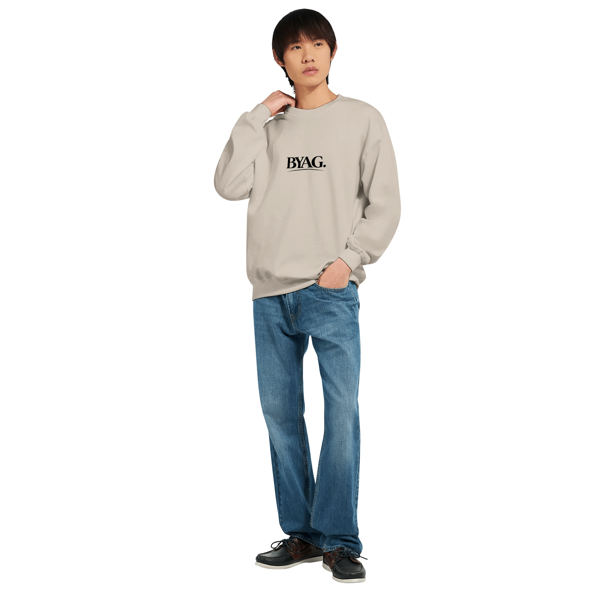 BYAG. Everyday Minimal Sweatshirt – Sand von BYAG. | BYAG.