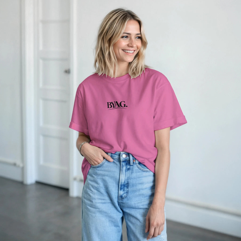 BYAG. Everyday Minimal T-shirt – Soft Pink von BYAG. | BYAG.
