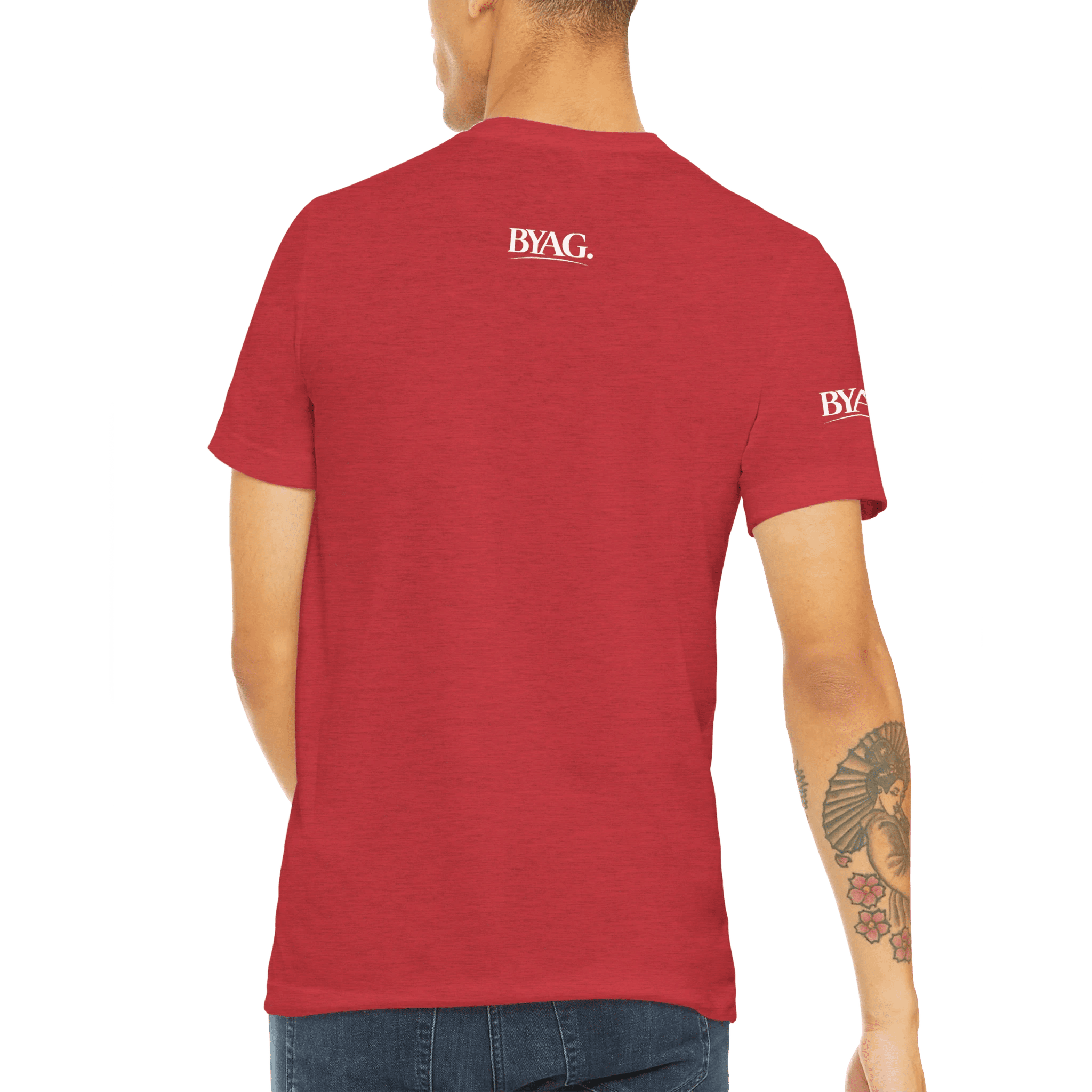 BYAG. Sport Triblend T-Shirt – Red von BYAG. | BYAG.