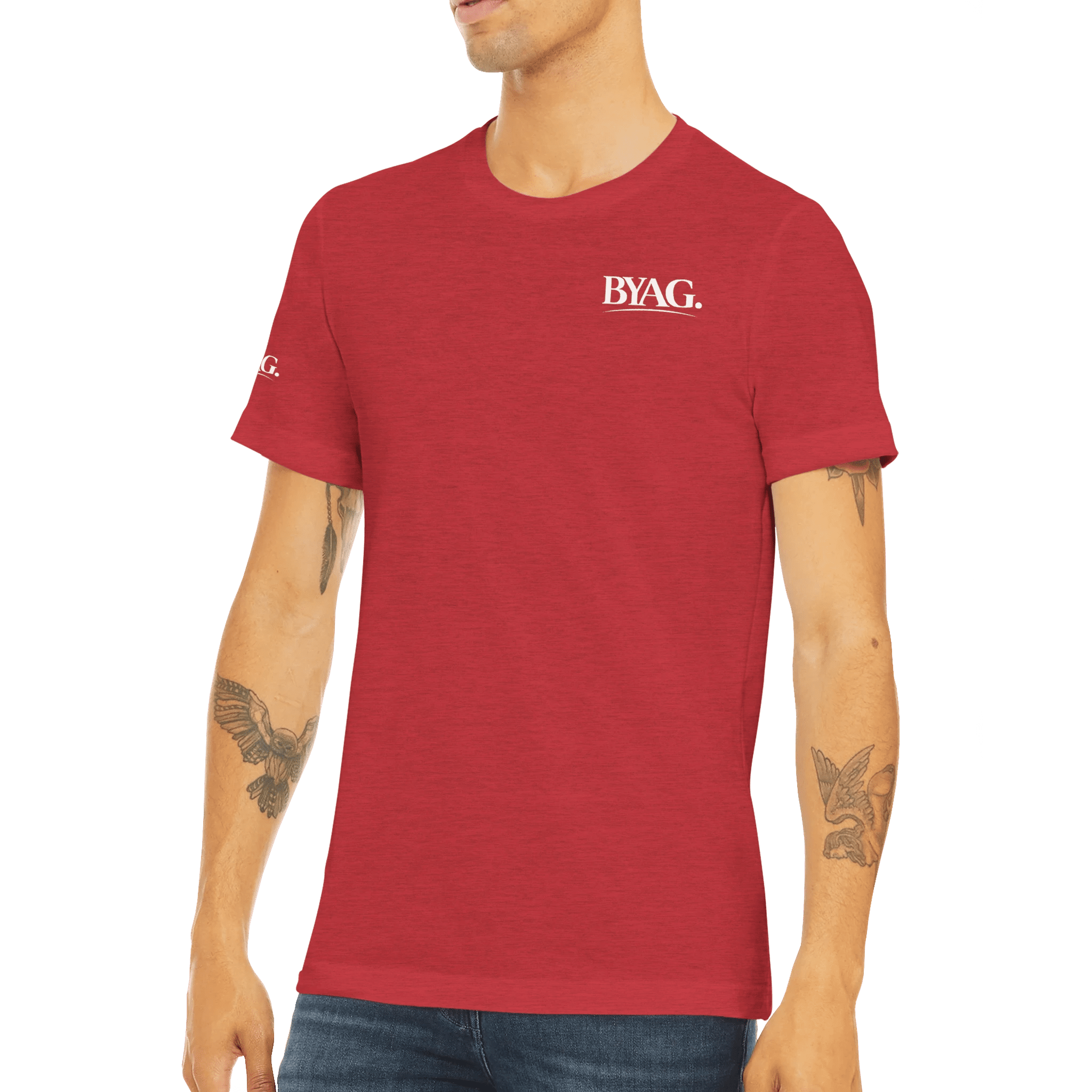 BYAG. Sport Triblend T-Shirt – Red von BYAG. | BYAG.