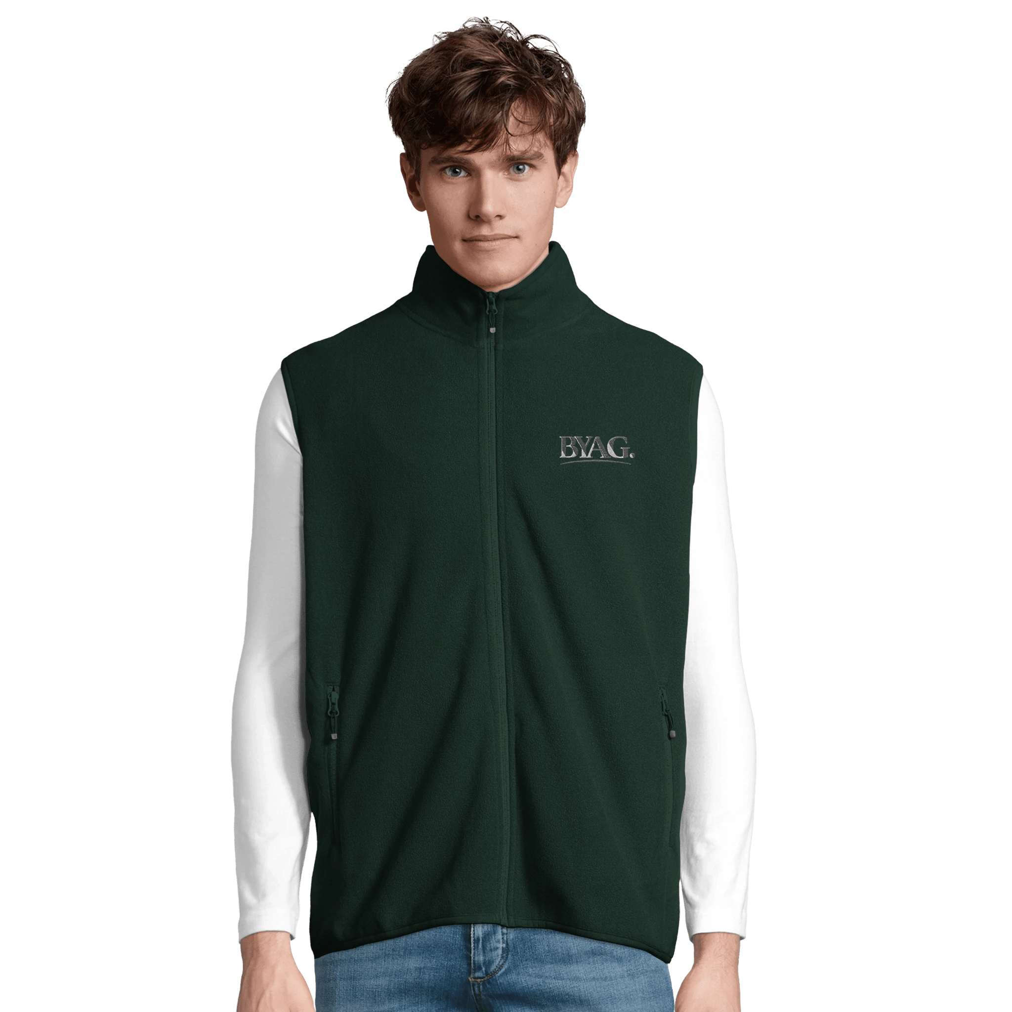 BYAG. Core Full Zip Vest – Green von BYAG. | BYAG.