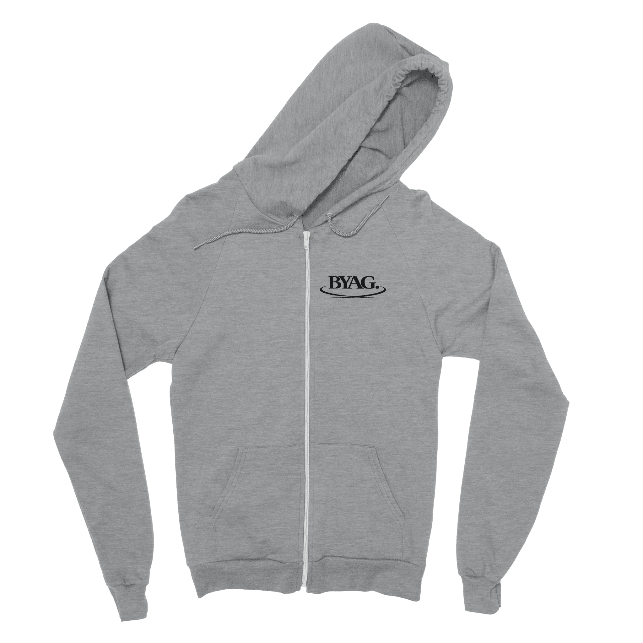 BYAG. Organic Zip Hoodie – Grey von BYAG. | BYAG.