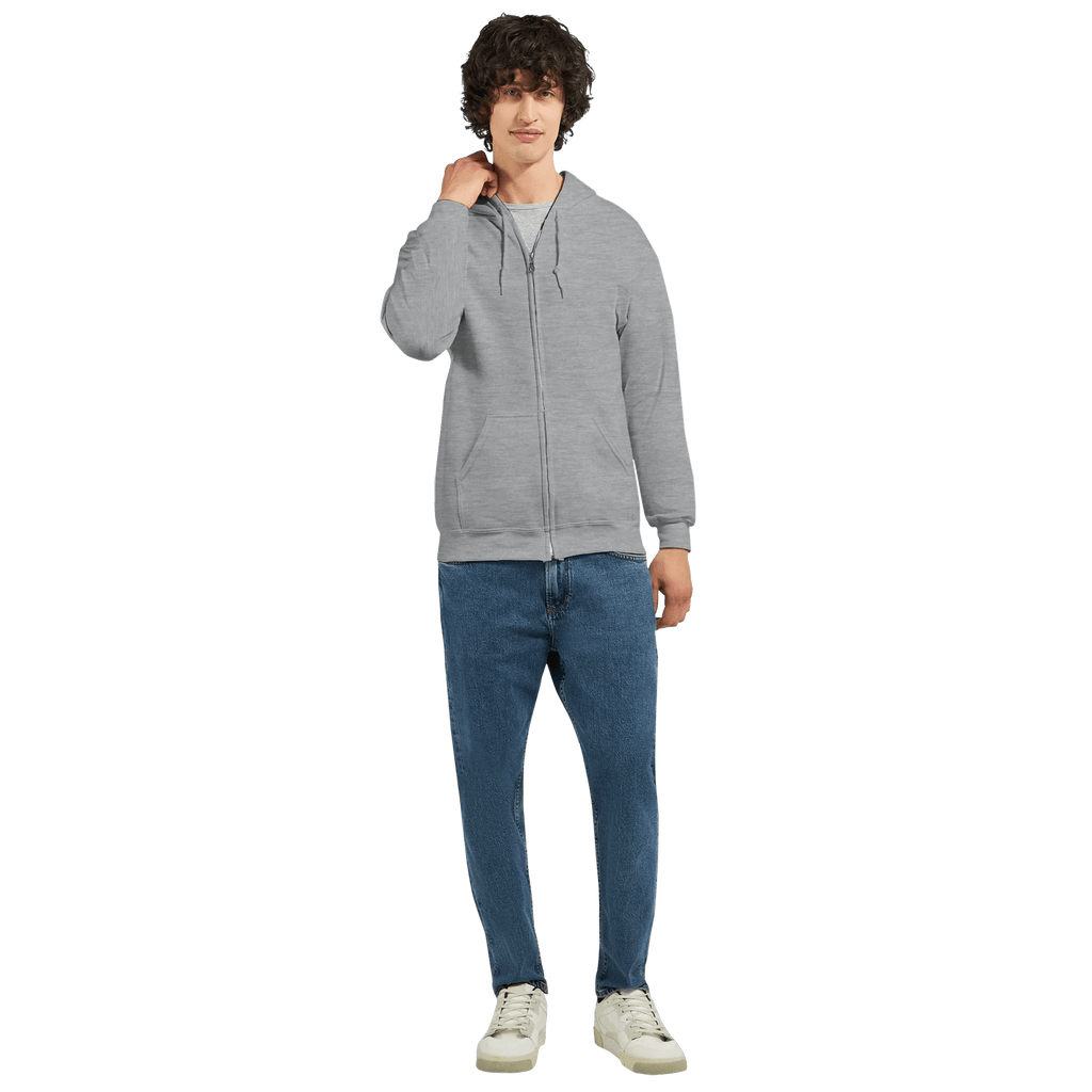 BYAG. Organic Zip Hoodie – Grey von BYAG. | BYAG.