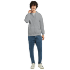 BYAG. Organic Zip Hoodie – Grey von BYAG. | BYAG.