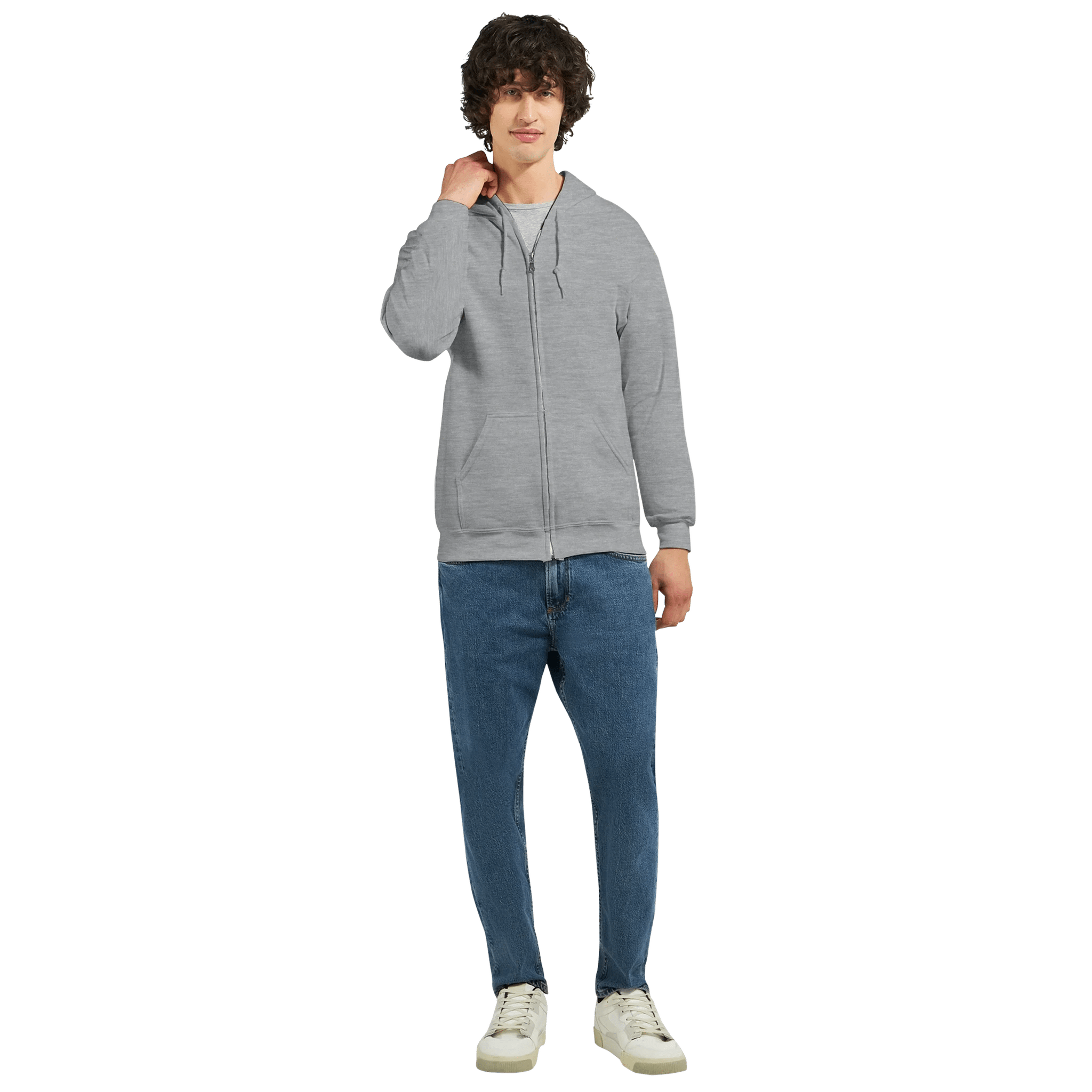 BYAG. Organic Zip Hoodie – Grey von BYAG. | BYAG.