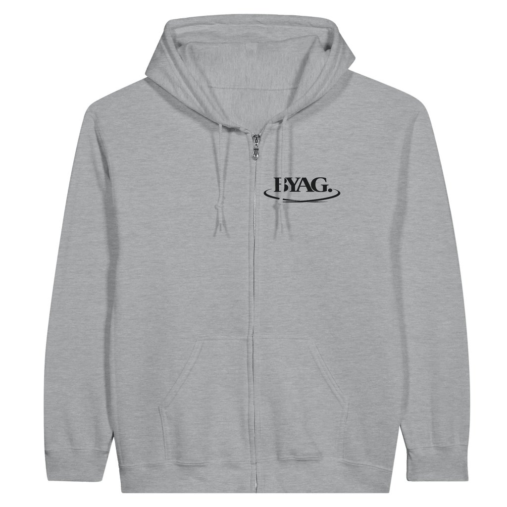 BYAG. Organic Zip Hoodie – Grey von BYAG. | BYAG.