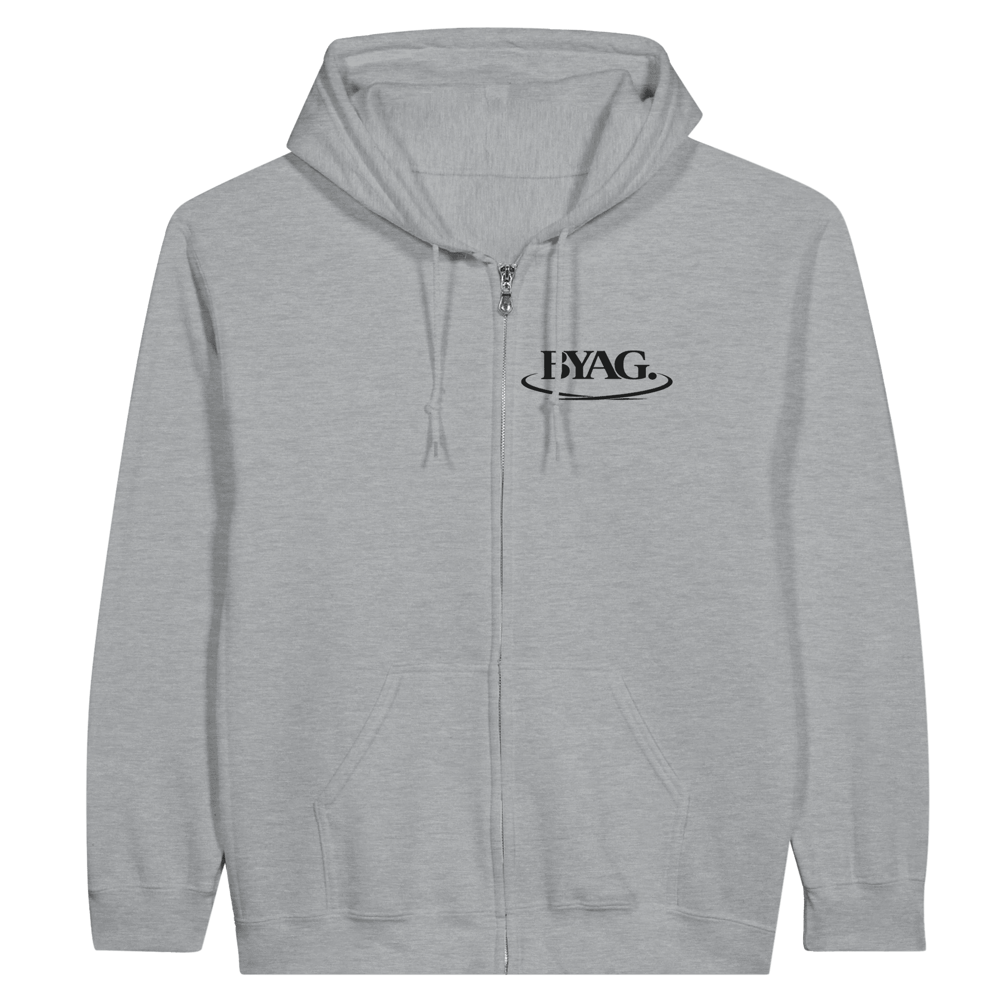 BYAG. Organic Zip Hoodie – Grey von BYAG. | BYAG.