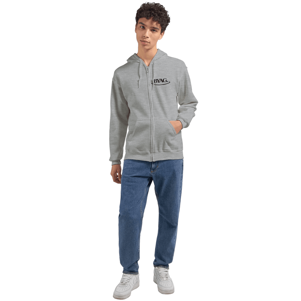 BYAG. Organic Zip Hoodie – Grey von BYAG. | BYAG.
