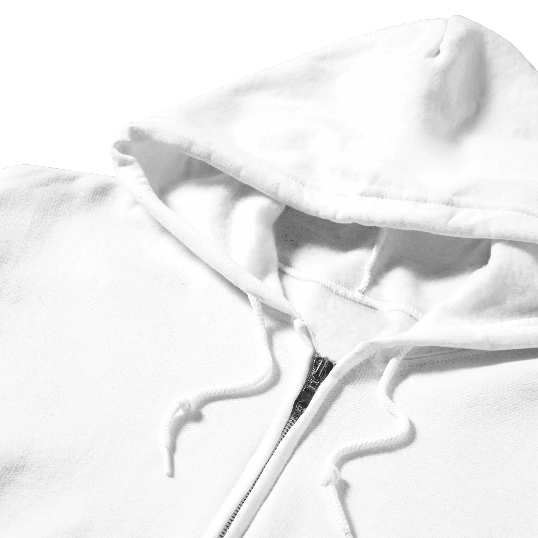 BYAG. Organic Zip Hoodie – White von BYAG. | BYAG.