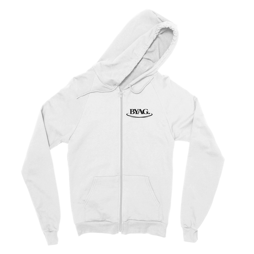 BYAG. Organic Zip Hoodie – White von BYAG. | BYAG.
