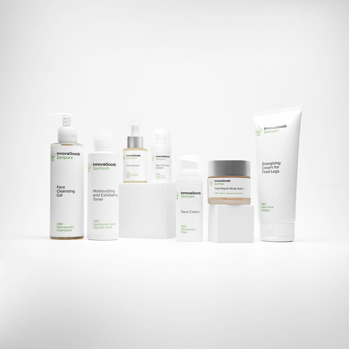 InnovaGoods Feuchtigkeitsspendender Peeling-Gesichtstoner CBD Zenfresh 150 ml – Produktansicht 7