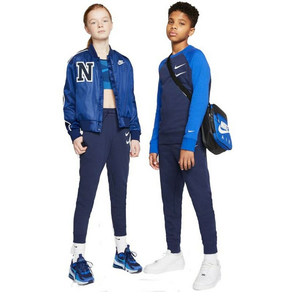 Nike Swoosh Kids' Track Pants - Dark Blue von Nike | BYAG.