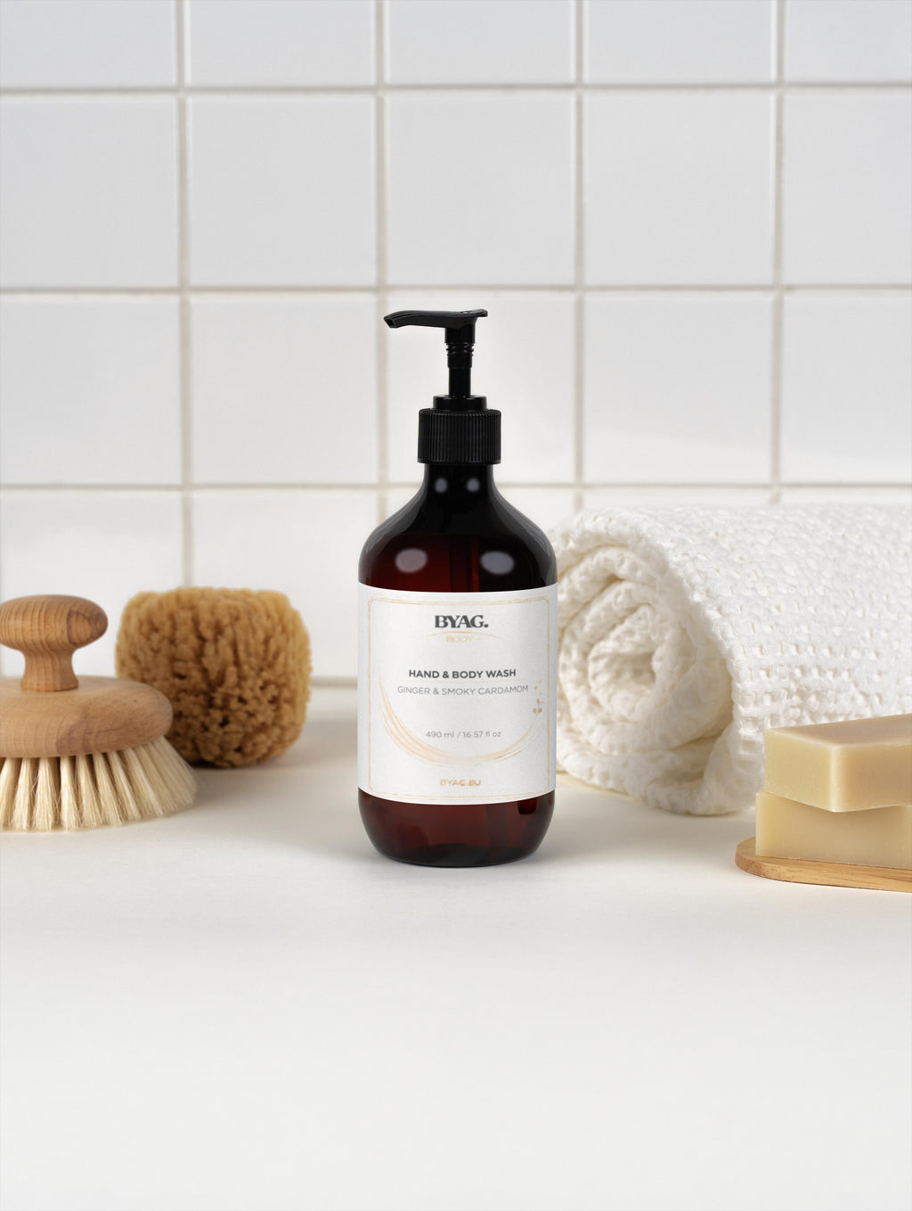 BYAG. Hand- und Körperreinigung – Ginger & Smoky Cardamom – Produktansicht 7