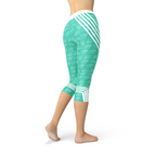 Women's Capri Leggings - Turquoise von BYAG. | BYAG.