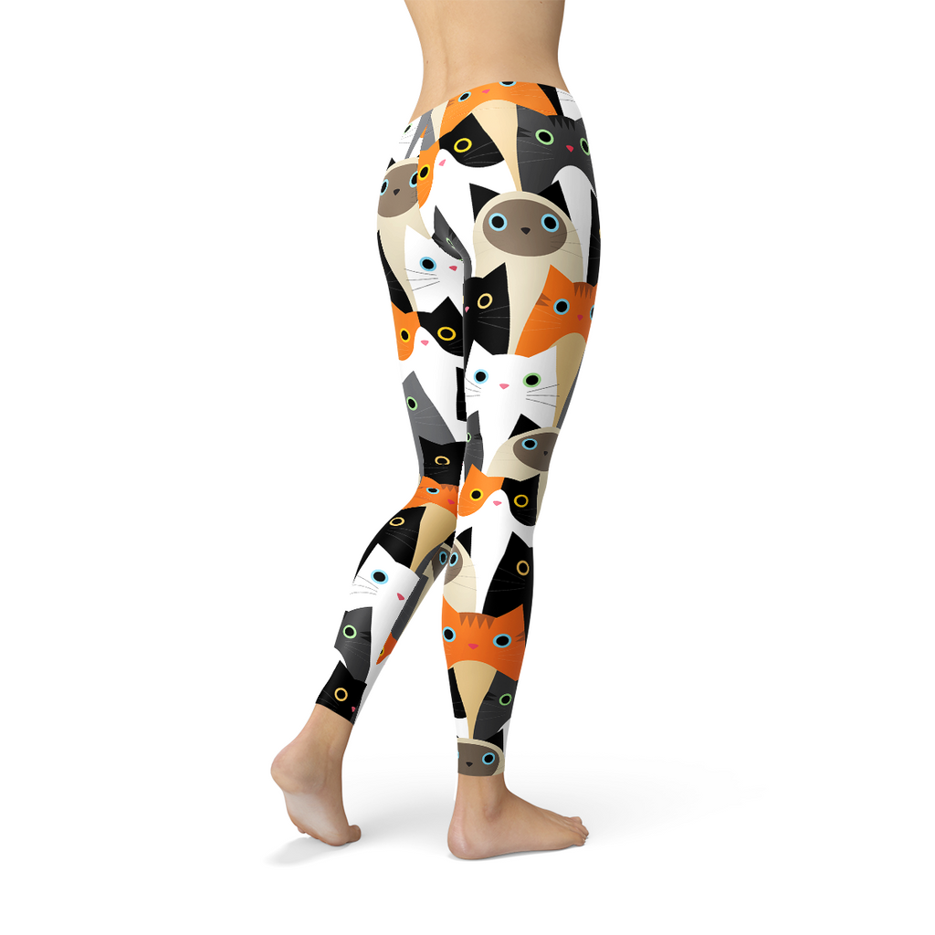 All Over Print Cats Women's Leggings von BYAG. | BYAG.