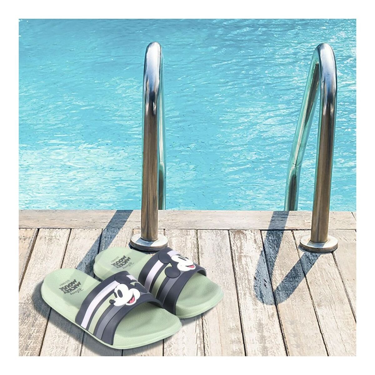 Flip Flops for Children Mickey Mouse Light Green - BYAG.Sports & OutdoorsBYAG SelectionBYAG.S0731248Flip Flops for Children Mickey Mouse Light Green35