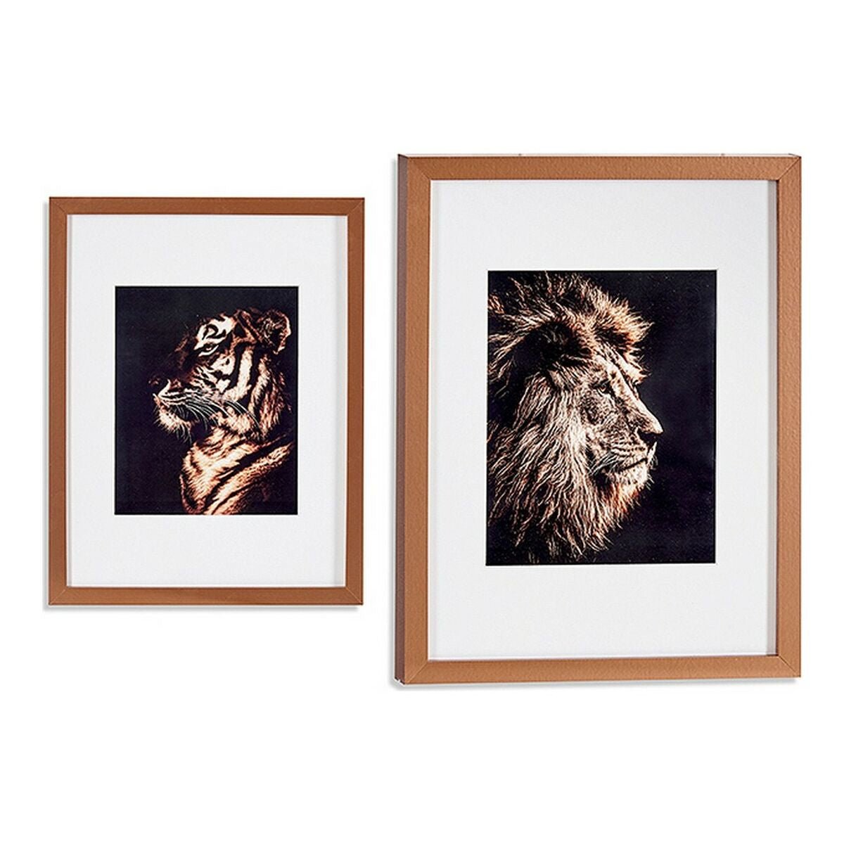 Gift Decor Bild Bronze Glas Particleboard Tiger Lion - BYAG.Wohnen & Küche > WohnaccessoiresGift DecorBYAG.S36064868430852949370Gift Decor Bild Bronze Glas Particleboard Tiger Lion