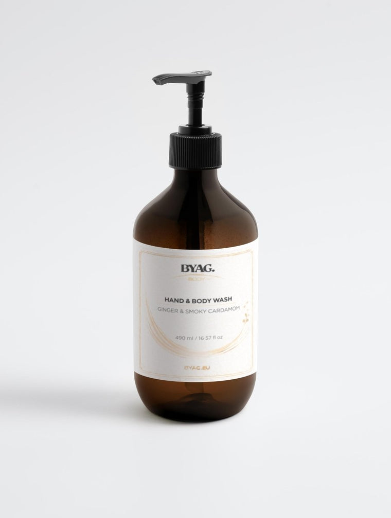 BYAG. Hand & Body Wash – Ginger & Smoky Cardamom