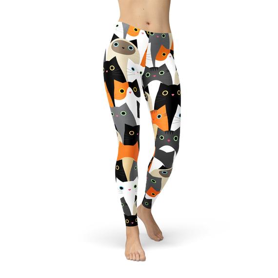 All Over Print Cats Women's Leggings von BYAG. | BYAG.