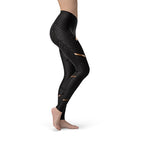 Stripes Women's Leggings - Black von BYAG. | BYAG.