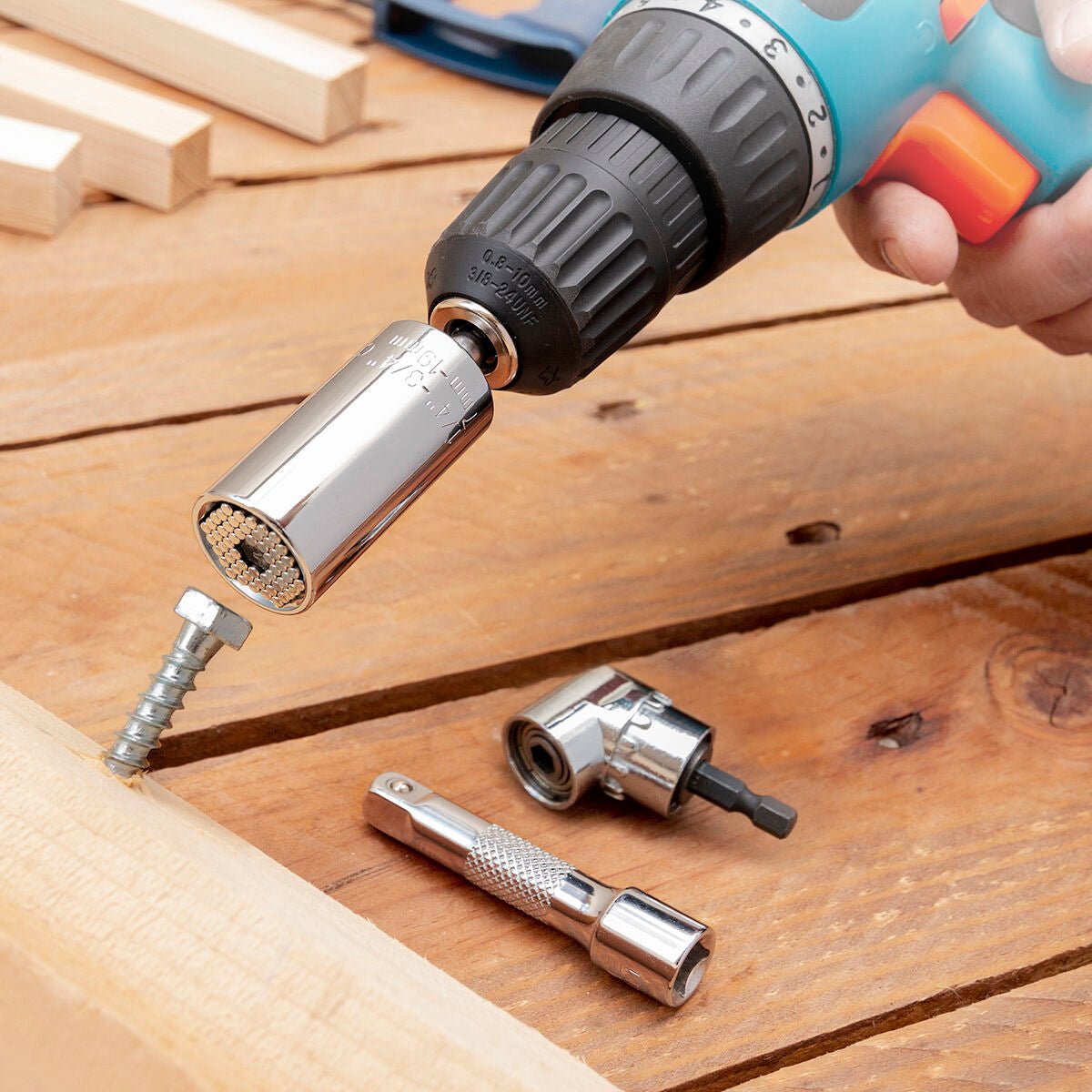 InnovaGoods Universal Socket Wrench mit Zubehör Uniscrew - BYAG.Heimwerken & Werkzeuge > Hand- & ElektrowerkzeugeInnovaGoodsBYAG.V01034658435527821418InnovaGoods Universal Socket Wrench mit Zubehör Uniscrew