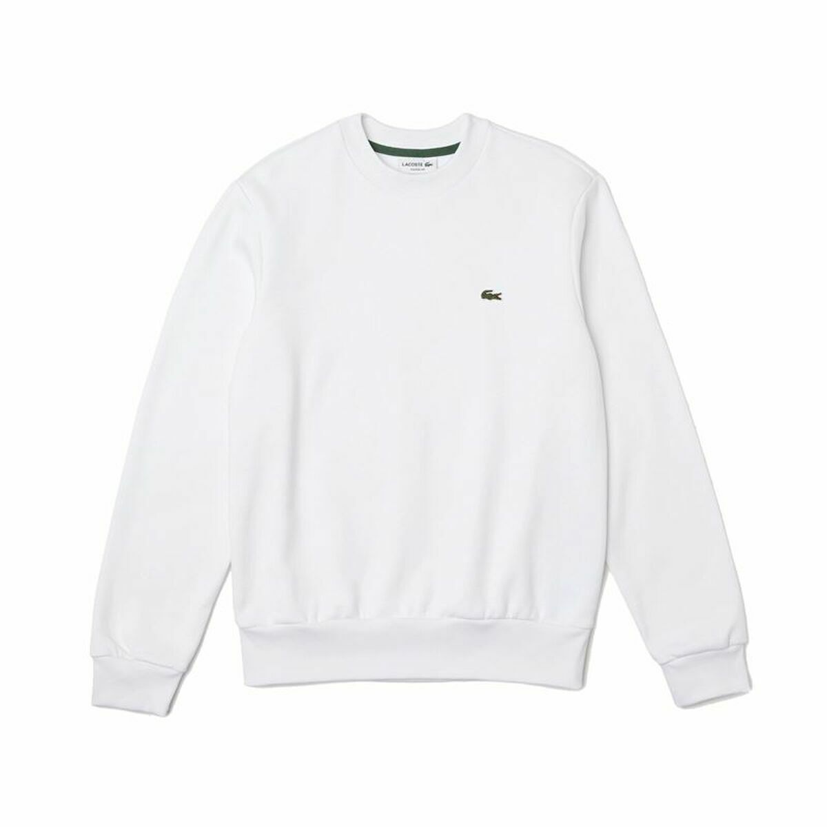 Lacoste Herren SweatShirt ohne Kapuze Weiß Ecological - BYAG.SweatshirtLacosteBYAG.S6456561Lacoste Herren SweatShirt ohne Kapuze Weiß Ecological – 2XL2XL