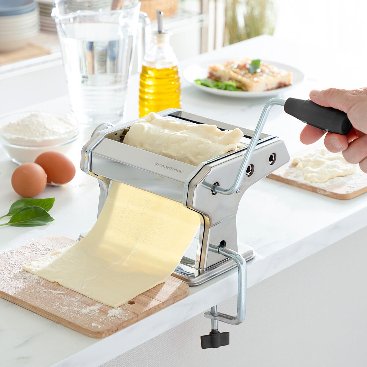 Maschine für making Fresh Pasta mit Recipes Frashta InnovaGoods - BYAG.Wohnen & Küche > KüchenhelferInnovaGoodsBYAG.V01033598435527818982Maschine für making Fresh Pasta mit Recipes Frashta InnovaGoods