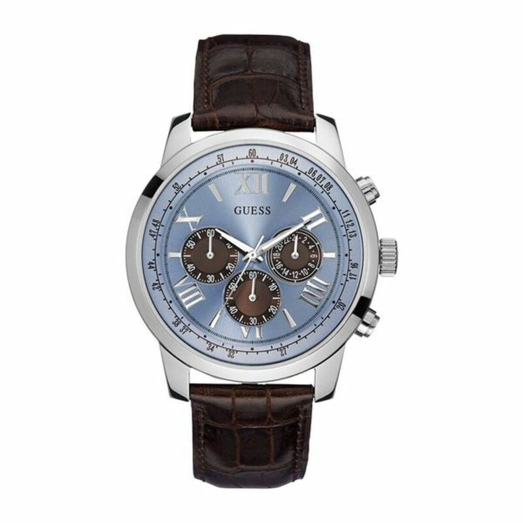 Men's Watch Guess W0380G - BYAG.WatchesGuessBYAG.S0321860Men's Watch Guess W0380GLight Blue/Brown