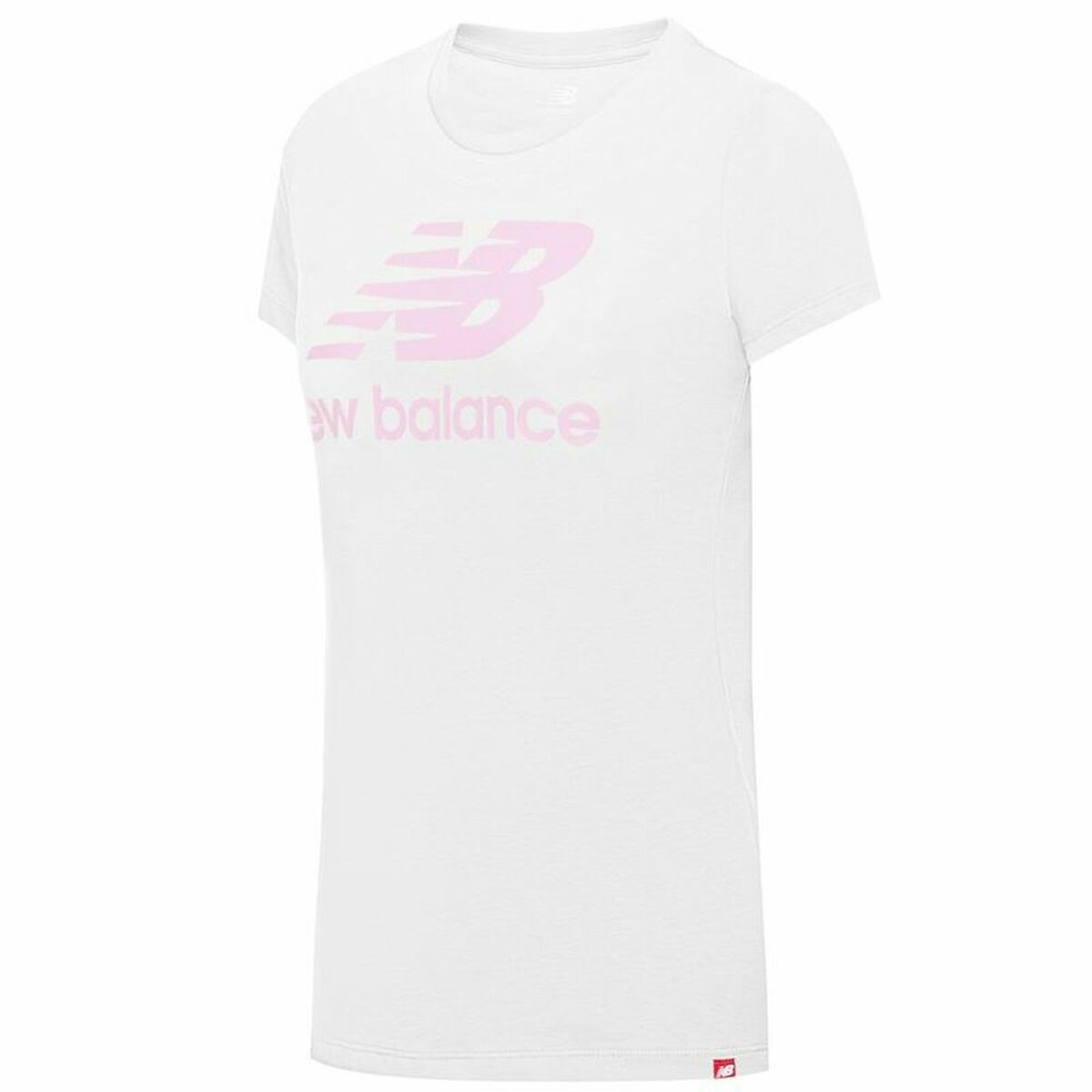 New Balance Damen Kurzarm T-Shirt Essentials Stacked Weiß - BYAG.T-ShirtNew BalanceBYAG.S6441364New Balance Damen Kurzarm T-Shirt Essentials Stacked Weiß – SS