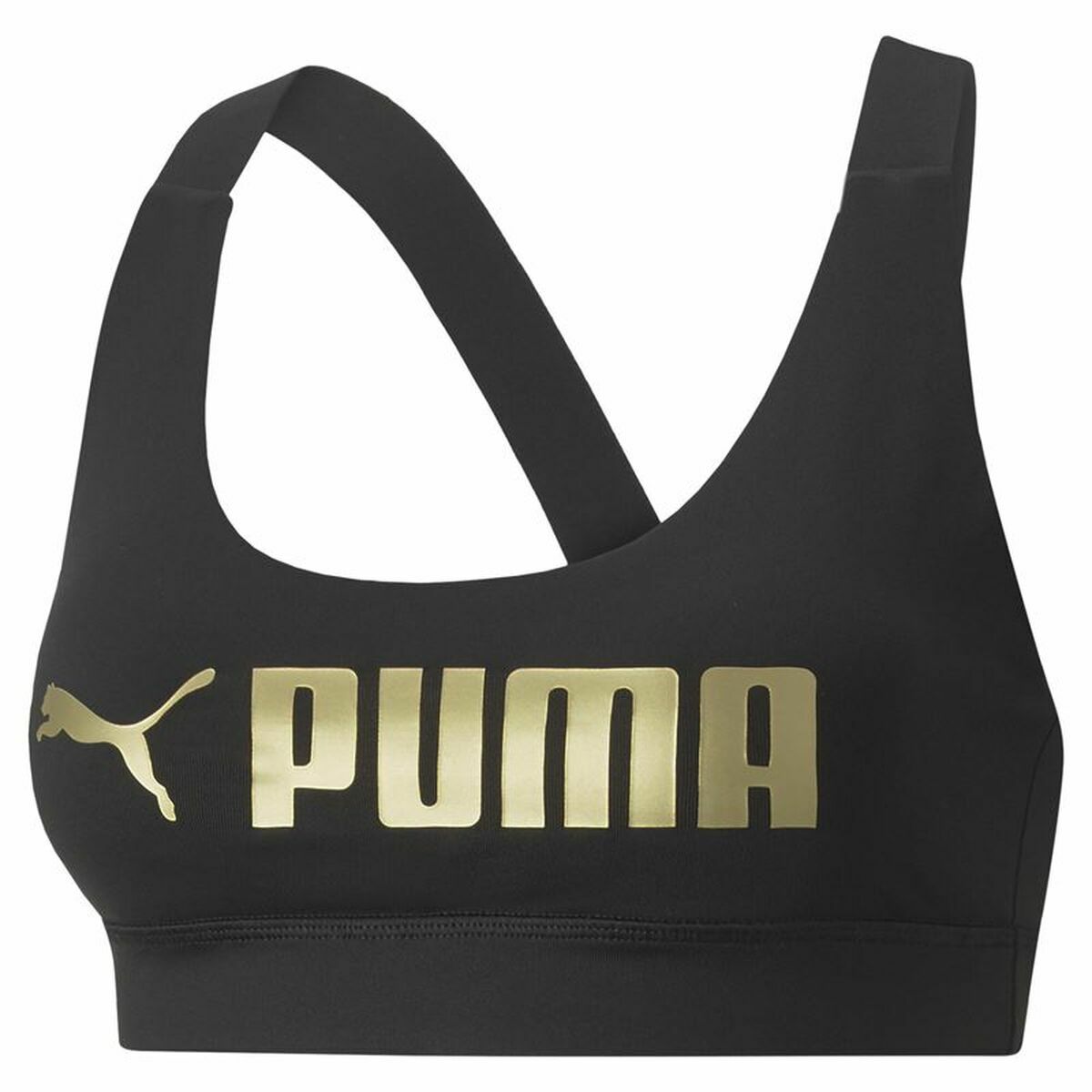 Puma Sport-BH Schwarz Gold Mehrfarbig - BYAG.Sport-BHPumaBYAG.S6462065Puma Sport-BH Schwarz Gold Mehrfarbig – XSXS