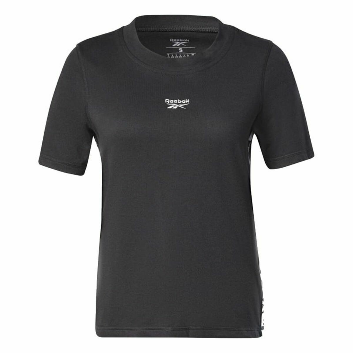 Reebok Damen Kurzarm T-Shirt Tape Pack Schwarz - BYAG.T-ShirtReebokBYAG.S6467475Reebok Damen Kurzarm T-Shirt Tape Pack Schwarz – XSXS