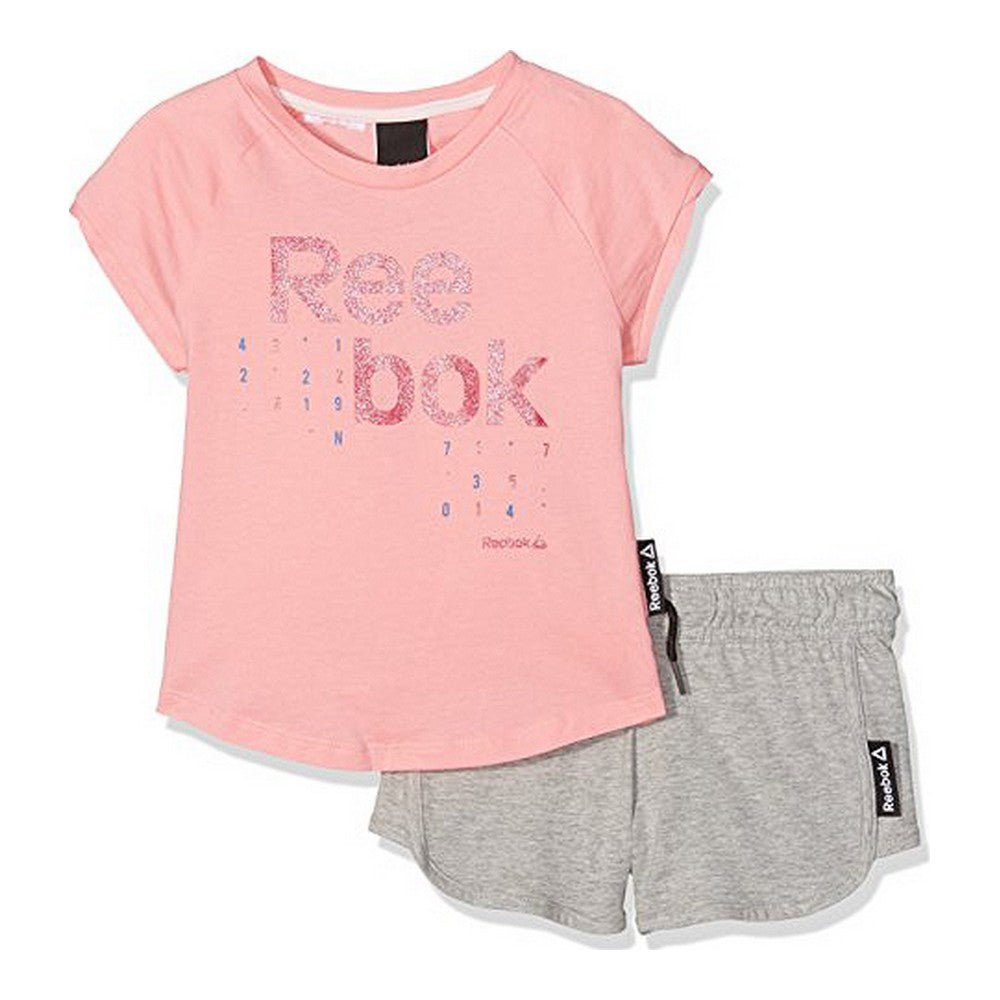 Reebok Kinder Tracksuit G ES SS BK4374 Rosa - BYAG.BekleidungssetReebokBYAG.S2015844Reebok Kinder Tracksuit G ES SS BK4374 Rosa – 5 Years5 Years