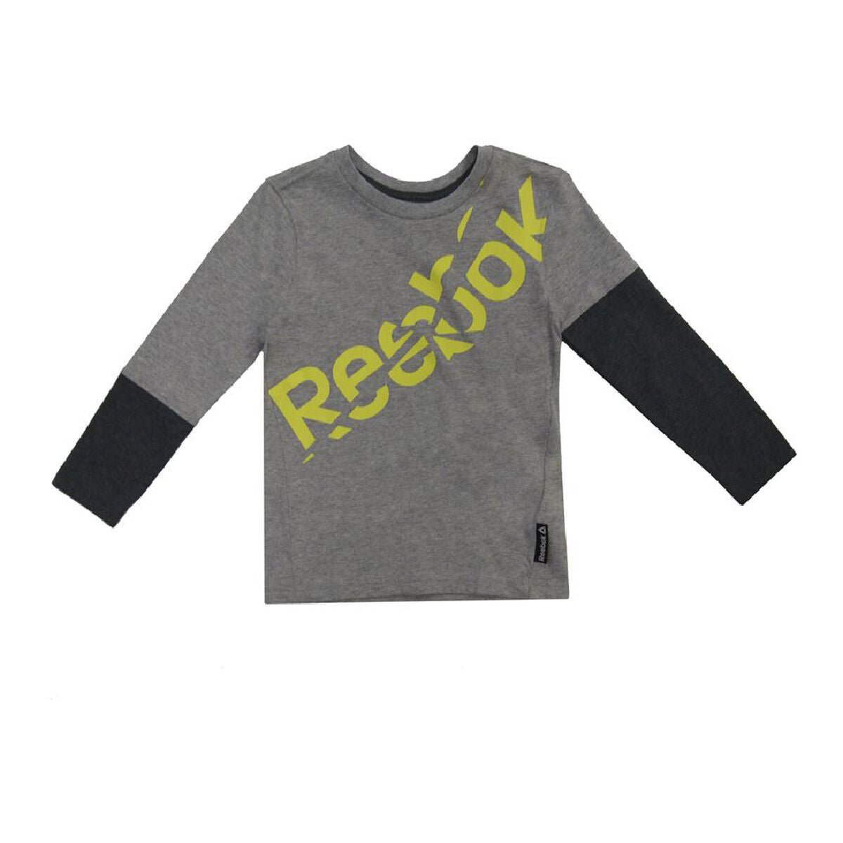Reebok Langarm T-Shirt B LS TEE Dunkelgrau - BYAG.T-ShirtReebokBYAG.S6414466Reebok Langarm T-Shirt B LS TEE Dunkelgrau – 3-4 Years3-4 Years
