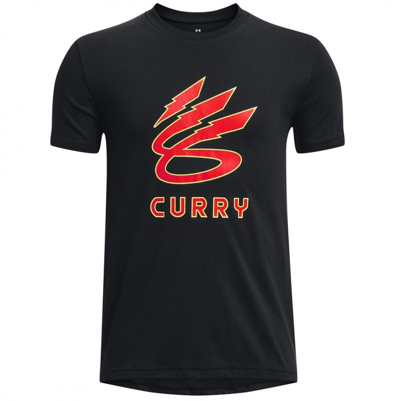 Under Armour Herren Kurzarm T-Shirt Curry Lightning Logo Schwarz - BYAG.T-ShirtUnder ArmourBYAG.S64099772Under Armour Herren Kurzarm T-Shirt Curry Lightning Logo Schwarz – 18-20 Years18-20 Years