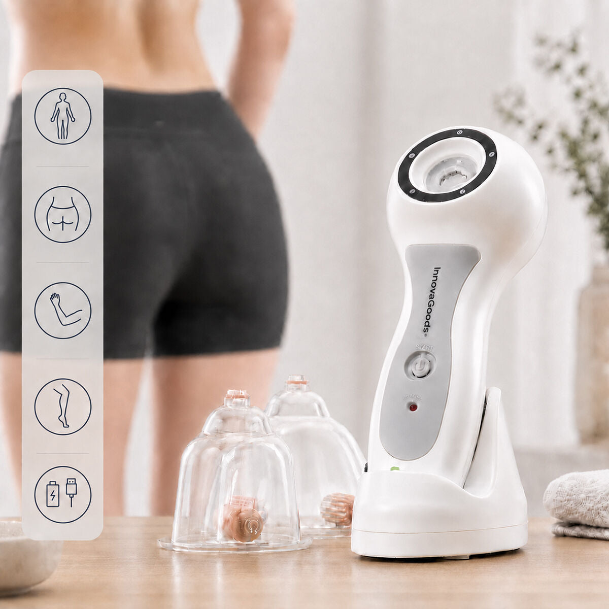InnovaGoods Pro Anti-Cellulite Vacuum Device – Produktansicht 1